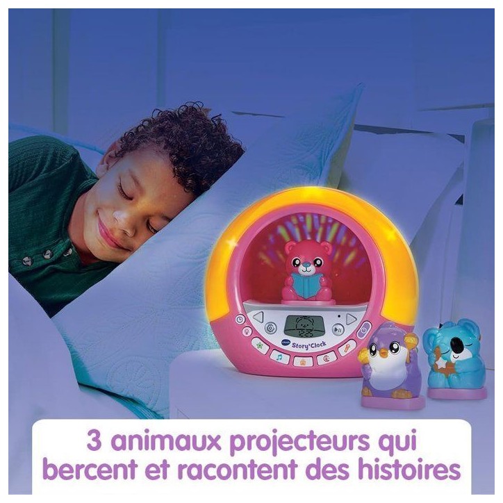 VTECH - STORY'CLOCK - MA CONTEUSE RÉVEIL ROSE - Rose VTECH - STORY'CLOCK - MA CONTEUSE RÉVEIL ROSE - Rose