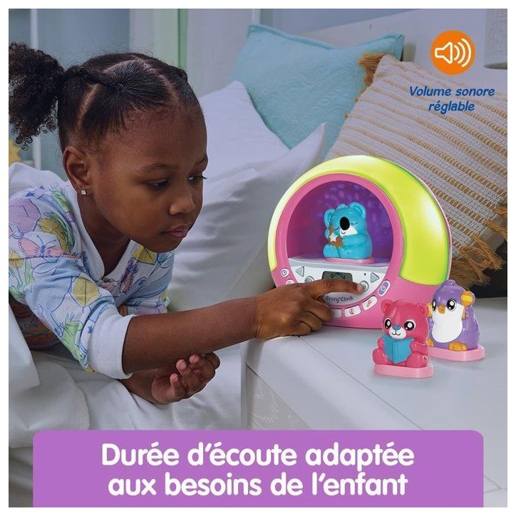 VTECH - STORY'CLOCK - MA CONTEUSE RÉVEIL ROSE - Rose VTECH - STORY'CLOCK - MA CONTEUSE RÉVEIL ROSE - Rose