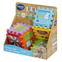 VTECH BABY - MODULO CUBE DES DÉCOUVERTES (PLASTIQUE RÉUTILISÉ) - Mu