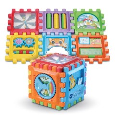 VTECH BABY - MODULO CUBE DES DÉCOUVERTES (PLASTIQUE RÉUTILISÉ) - Mu