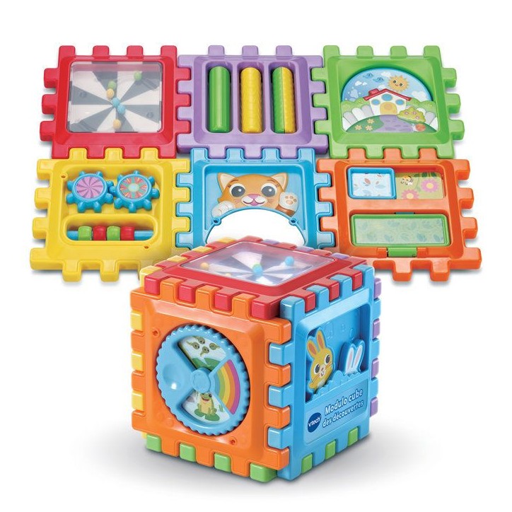 VTECH BABY - MODULO CUBE DES DÉCOUVERTES (PLASTIQUE RÉUTILISÉ) - Multicolore VTECH BABY - MODULO CUBE DES DÉCOUVERTES (PLASTIQUE RÉUTILISÉ) - Multicolore