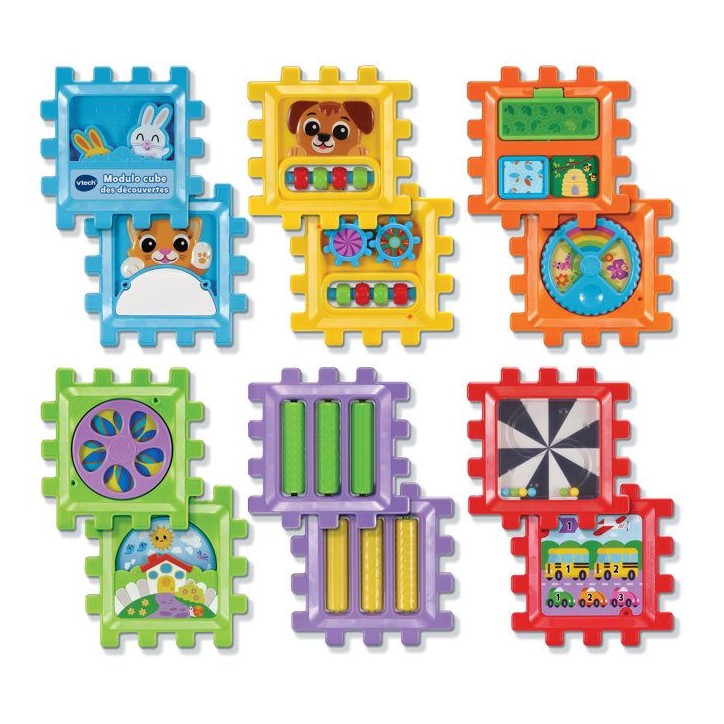 VTECH BABY - MODULO CUBE DES DÉCOUVERTES (PLASTIQUE RÉUTILISÉ) - Multicolore VTECH BABY - MODULO CUBE DES DÉCOUVERTES (PLASTIQUE RÉUTILISÉ) - Multicolore
