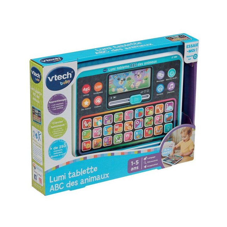 VTECH BABY - LUMI TABLETTE ABC ANIMAUX - Multicolore VTECH BABY - LUMI TABLETTE ABC ANIMAUX - Multicolore
