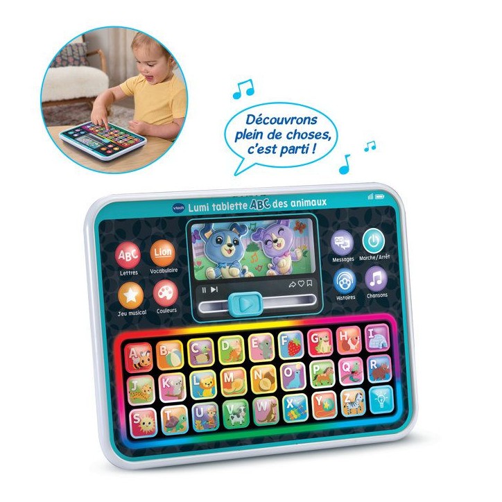 VTECH BABY - LUMI TABLETTE ABC ANIMAUX - Multicolore VTECH BABY - LUMI TABLETTE ABC ANIMAUX - Multicolore