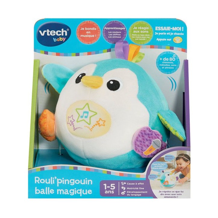 VTECH BABY - ROULI'PINGOUIN BALLE MAGIQUE - Multicolore VTECH BABY - ROULI'PINGOUIN BALLE MAGIQUE - Multicolore