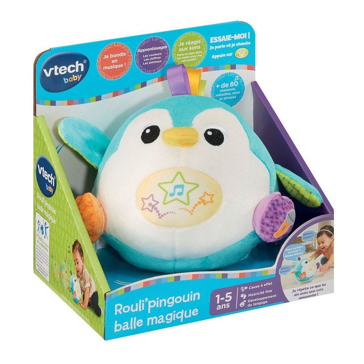 VTECH BABY - ROULI'PINGOUIN BALLE MAGIQUE - Multicolore VTECH BABY - ROULI'PINGOUIN BALLE MAGIQUE - Multicolore