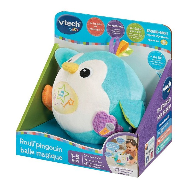VTECH BABY - ROULI'PINGOUIN BALLE MAGIQUE - Multicolore VTECH BABY - ROULI'PINGOUIN BALLE MAGIQUE - Multicolore