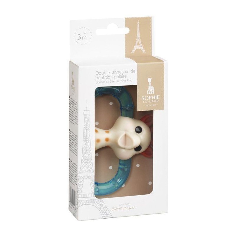 Anneau de dentition - SOPHIE LA GIRAFE - Double Anneau Polaire - a ré