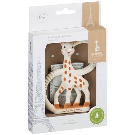 Anneau de dentition - SOPHIE LA GIRAFE - Tres Souple - Caoutchouc natu