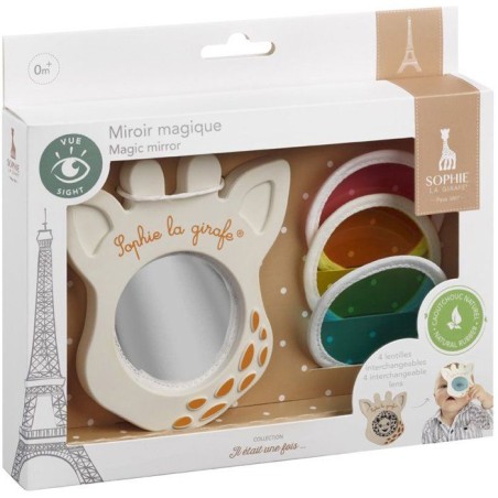 Jouet d'éveil - SOPHIE LA GIRAFE - Miroir Magique - 4 lentilles - Cao