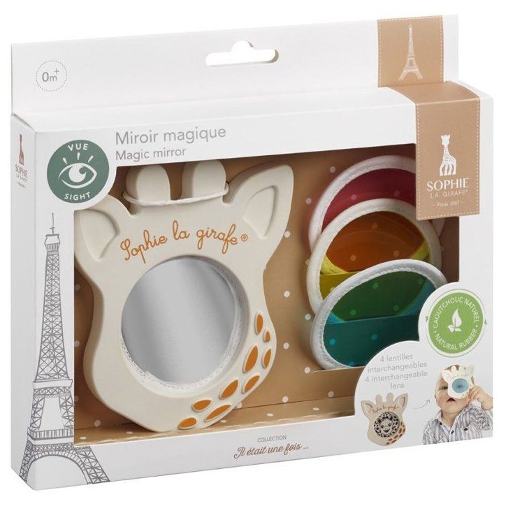 Jouet d'éveil - SOPHIE LA GIRAFE - Miroir Magique - 4 lentilles - Caoutchouc naturel Jouet d'éveil - SOPHIE LA GIRAFE - Miroir Magique - 4 lentilles - Caoutchouc naturel