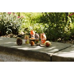 Lot 4 personnages - SOPHIE LA GIRAFE - Figurines Klorofil - Écureuils