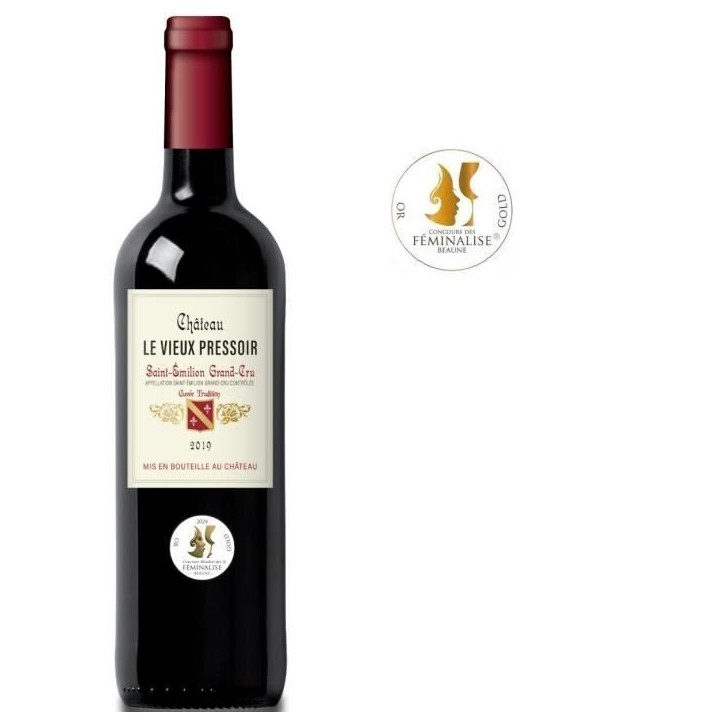 Château le Vieux Pressoir Cuvée Tradition 2019 Saint-Emilion Grand Cru - Vin rouge de Bordeaux