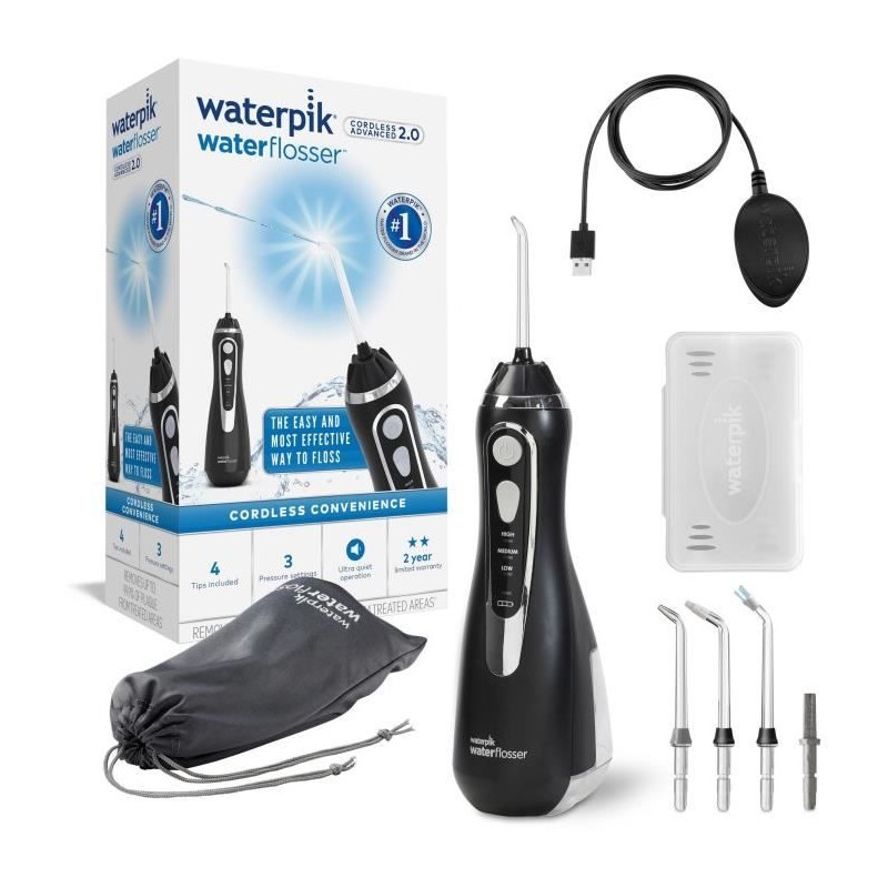Jet Dentaire - WATERPIK - WP-582 Advanced - Sans Fil - Rechargeable -