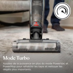 BISSELL CrossWave OmniForce Edge - Aspirateur Balai Laveur sans Fil -