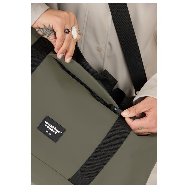 Sac de sport - WEATHER REPORT - Bronze - 100% PU - 40 litres - Kaki Sac de sport - WEATHER REPORT - Bronze - 100% PU - 40 litres - Kaki