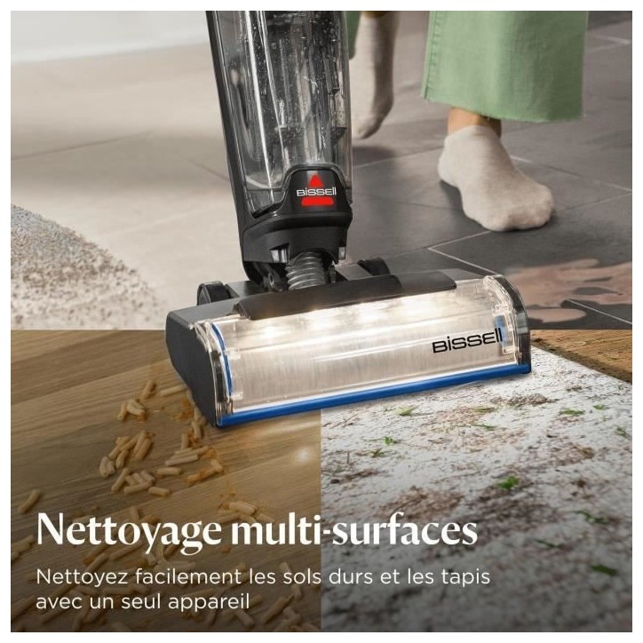BISSELL CrossWave OmniFind Select - Aspirateur Balai Laveur Sans Fil - LED FurFinder pour Détection Facile Saletés & Poils Ani BISSELL CrossWave OmniFind Select - Aspirateur Balai Laveur Sans Fil - LED FurFinder pour Détection Facile Saletés & Poils Ani