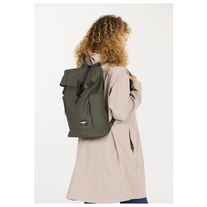 Sac a dos - WEATHER REPORT - Bronze - Roll top - 100% PU - Kaki Sac a dos - WEATHER REPORT - Bronze - Roll top - 100% PU - Kaki