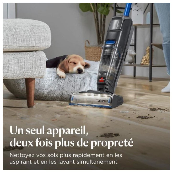 BISSELL CrossWave OmniFind Select - Aspirateur Balai Laveur Sans Fil - LED FurFinder pour Détection Facile Saletés & Poils Ani BISSELL CrossWave OmniFind Select - Aspirateur Balai Laveur Sans Fil - LED FurFinder pour Détection Facile Saletés & Poils Ani