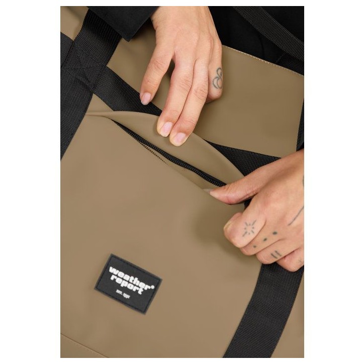 Sac de sport - WEATHER REPORT - Bronze - 100% PU - 40 litres - Beige Sac de sport - WEATHER REPORT - Bronze - 100% PU - 40 litres - Beige