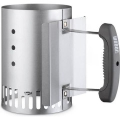 Cheminée d'allumage - WEBER - Petit Modele Smokey Joe - Acier inoxyda