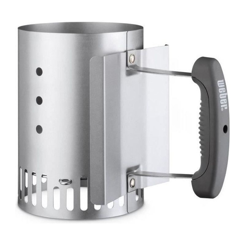 Cheminée d'allumage - WEBER - Petit Modele Smokey Joe - Acier inoxyda