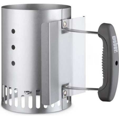 Cheminée d'allumage - WEBER - Petit Modele Smokey Joe - Acier inoxyda