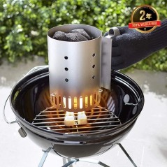 Cheminée d'allumage - WEBER - Petit Modele Smokey Joe - Acier inoxyda