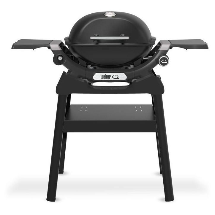 Barbecue a gaz - Weber - Q1200N avec stand - 2,94kW - 1 brûleur en acier inoxydable - Allumage piézoélectronique - Noir Barbecue a gaz - Weber - Q1200N avec stand - 2,94kW - 1 brûleur en acier inoxydable - Allumage piézoélectronique - Noir