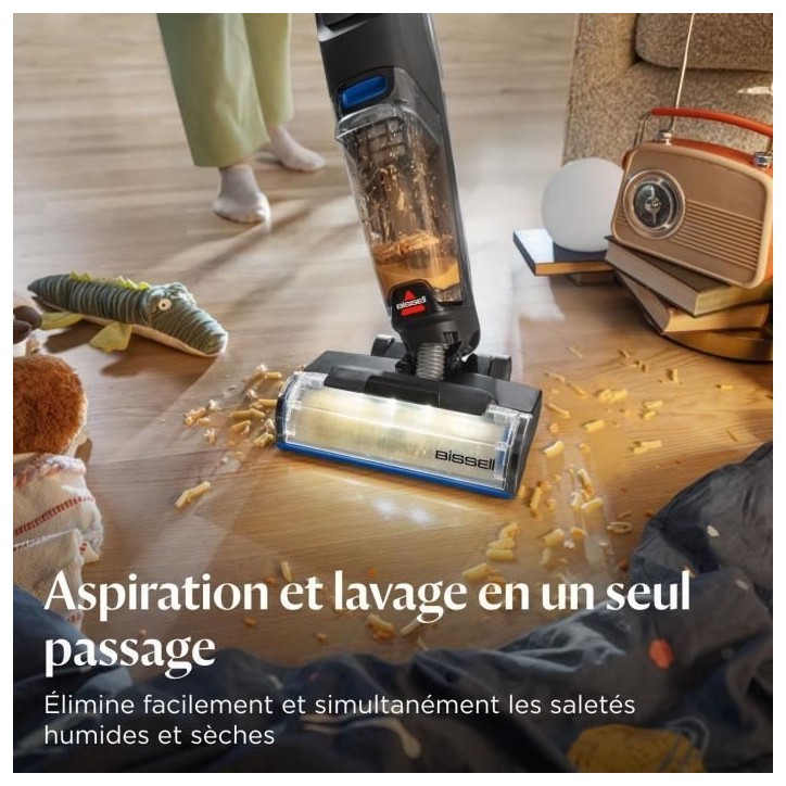 BISSELL CrossWave OmniFind Select - Aspirateur Balai Laveur Sans Fil - LED FurFinder pour Détection Facile Saletés & Poils Ani BISSELL CrossWave OmniFind Select - Aspirateur Balai Laveur Sans Fil - LED FurFinder pour Détection Facile Saletés & Poils Ani