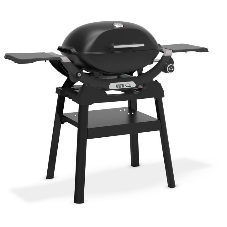 Barbecue a gaz - Weber - Q2200N avec stand - 4,11kW - 1 brûleur - Fonte émaillée - Allumage piézoélectronique - Noir Barbecue a gaz - Weber - Q2200N avec stand - 4,11kW - 1 brûleur - Fonte émaillée - Allumage piézoélectronique - Noir