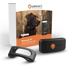 Traceur GPS pour chien sans collier - WEENECT - Chien XT - Antenne XL
