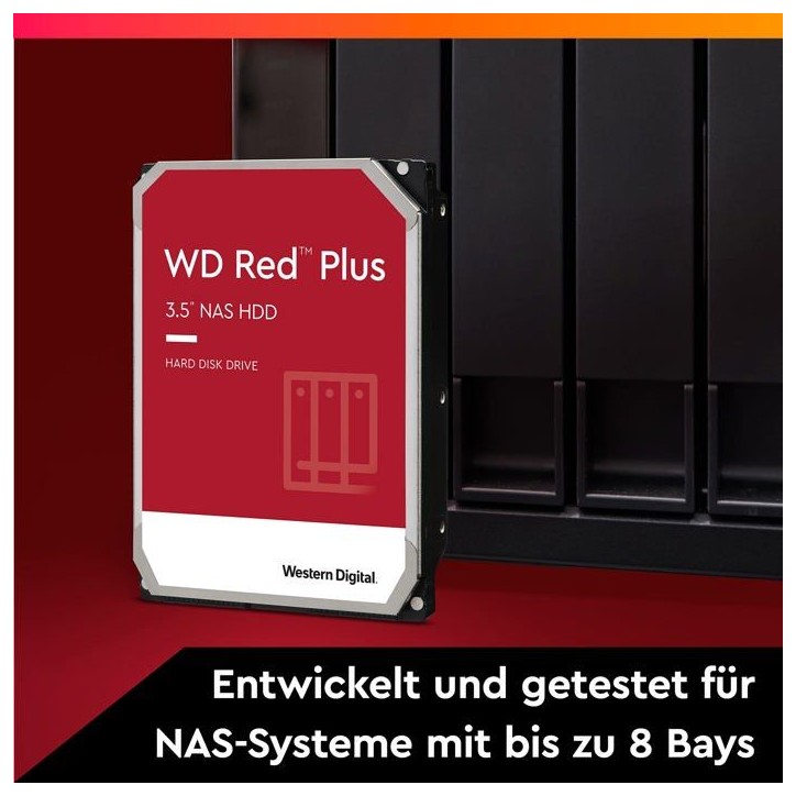 Western Digital - Red Plus - Disque dur - 6 To - 3.5 - 5400 tr/min Western Digital - Red Plus - Disque dur - 6 To - 3.5 - 5400 tr/min