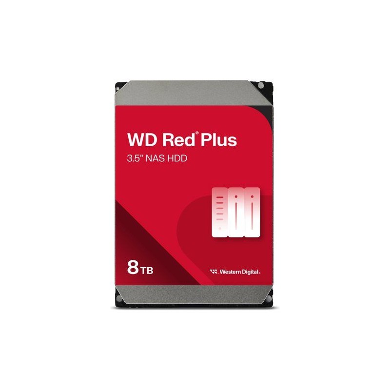 Western Digital - Red Plus - Disque dur - 8 To - 3.5 - 5640 tr/min