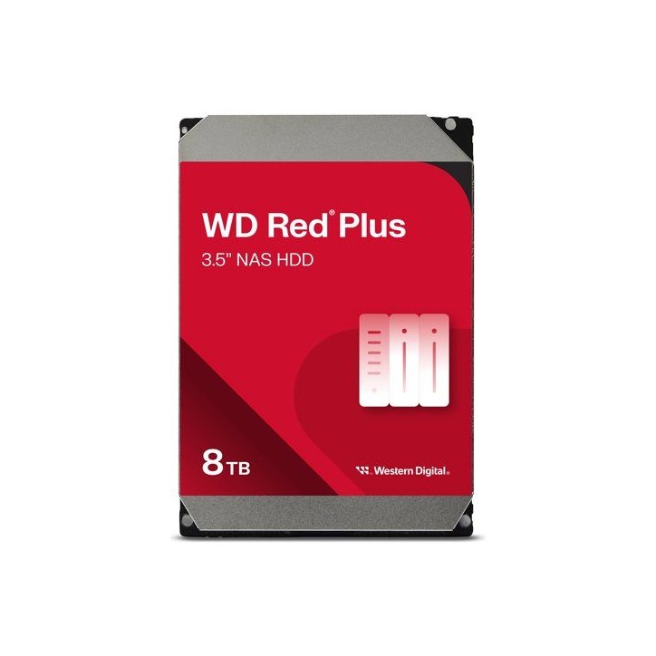 Western Digital - Red Plus - Disque dur - 8 To - 3.5 - 5640 tr/min Western Digital - Red Plus - Disque dur - 8 To - 3.5 - 5640 tr/min