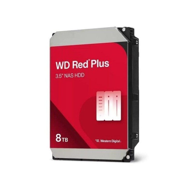 Western Digital - Red Plus - Disque dur - 8 To - 3.5 - 5640 tr/min Western Digital - Red Plus - Disque dur - 8 To - 3.5 - 5640 tr/min