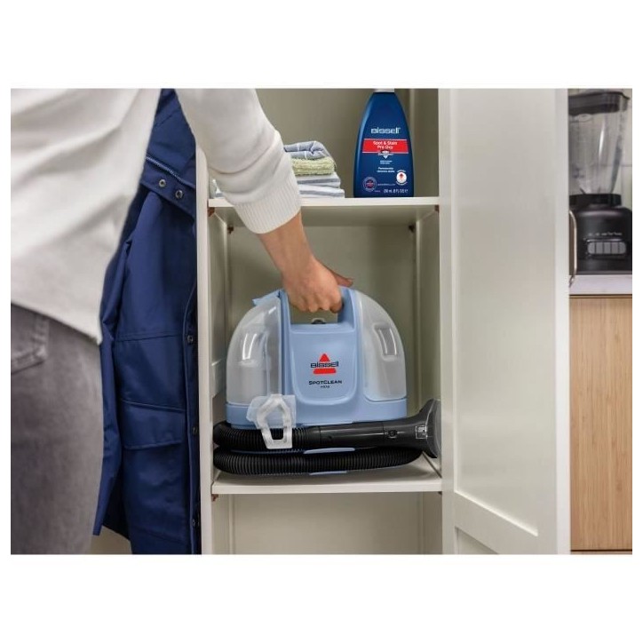 Shampouineuse - BISSELL SpotClean Mini Select - 330 W - 12500 Pa - 0,5 L - Bleu lac