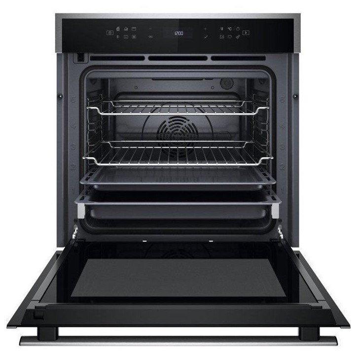 Four encastrable - Pyrolyse - WHIRLPOOL - WOI68PT1SXAF - Inox - 73 L - 59,5 x 56,4 x 59,7 cm Four encastrable - Pyrolyse - WHIRLPOOL - WOI68PT1SXAF - Inox - 73 L - 59,5 x 56,4 x 59,7 cm