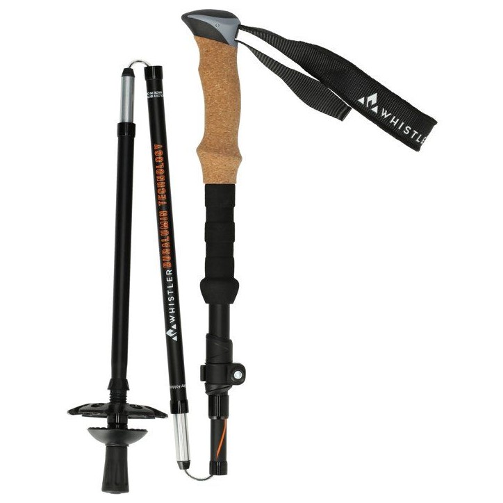 Bâtons de Marche Pliables - WHISTLER - Beckley - Noir Bâtons de Marche Pliables - WHISTLER - Beckley - Noir