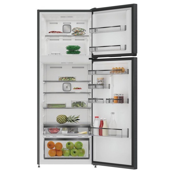 Réfrigérateur double-portes - WHIRLPOOL - WHD26473X5E - Classe D - 477 L - 70 x 74,6 x 186,5 cm - Dark Inox