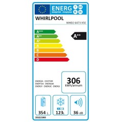 Réfrigérateur double-portes - WHIRLPOOL - WHD26473X5E - Classe D - 4