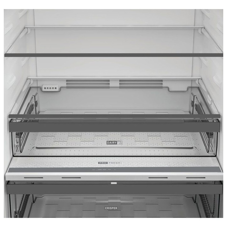 Réfrigérateur double-portes - WHIRLPOOL - WHD26473X5E - Classe D - 477 L - 70 x 74,6 x 186,5 cm - Dark Inox
