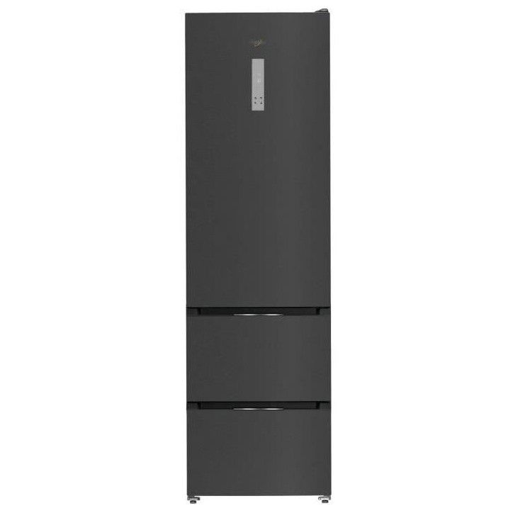 Réfrigérateur multiportes - WHIRLPOOL - WHKF6353XBR6E - 351 L - NoFrost - Classe C - Multiflow - 203,5x59,5x66,3 - Dark Inox