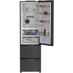 Réfrigérateur multiportes - WHIRLPOOL - WHKF6353XBR6E - 351 L - NoFrost - Classe C - Multiflow - 203,5x59,5x66,3 - Dark Inox