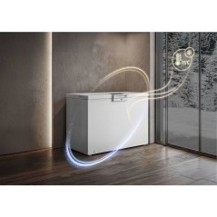Congélateur coffre - WHIRLPOOL - W3RHS37EW2 - Classe E - 371L - 40db(