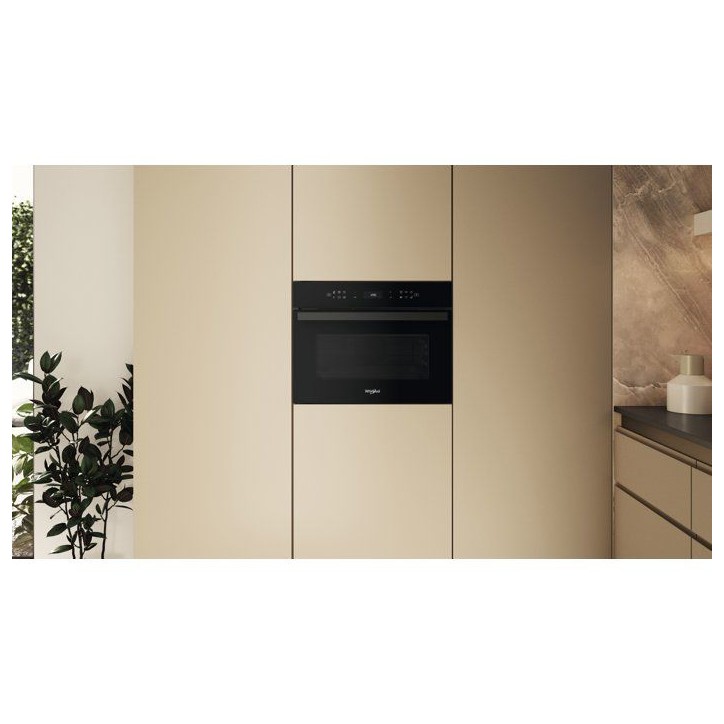 Micro-ondes combiné encastrable - WHIRLPOOL - WCW6O7HTBF - Noir - 59,5 x 55,4 x 45,5 cm Micro-ondes combiné encastrable - WHIRLPOOL - WCW6O7HTBF - Noir - 59,5 x 55,4 x 45,5 cm