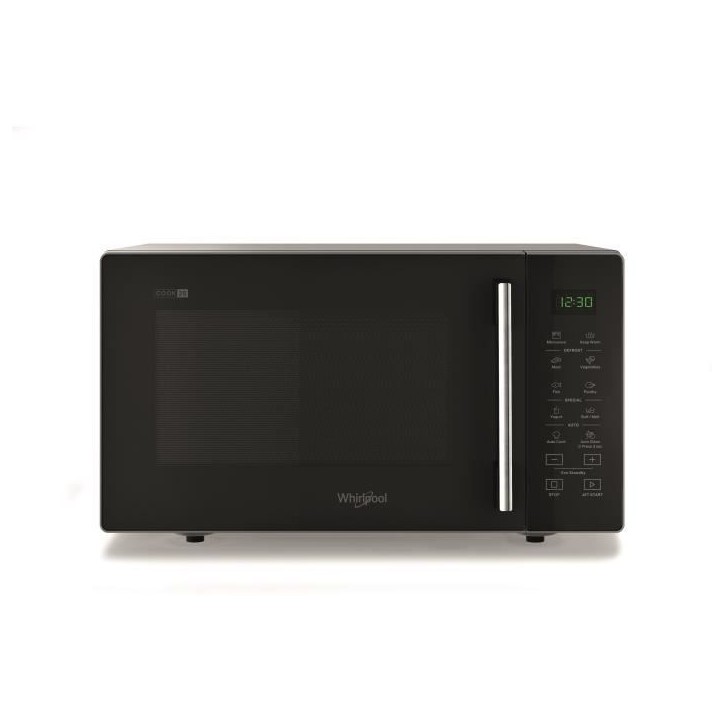Micro-ondes - WHIRLPOOL - MWP251SB - Silver Black - 900 W - 48,3 x 41,4 x 28,1 cm - 25 L Micro-ondes - WHIRLPOOL - MWP251SB - Silver Black - 900 W - 48,3 x 41,4 x 28,1 cm - 25 L