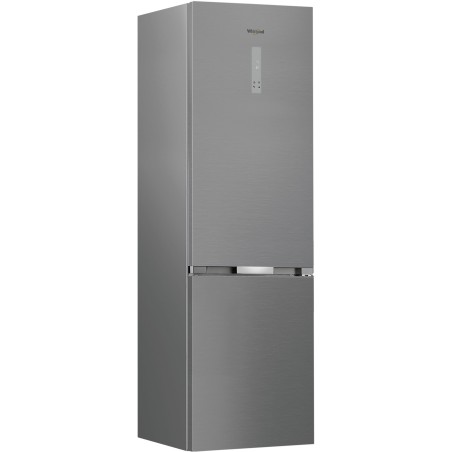 Réfrigérateur combiné - WHIRLPOOL - WHK26402XP4E - 355 L - Dual NoFrost - 6e sens - Porte bouteille - 203.5x59.5x66.3 - Inox