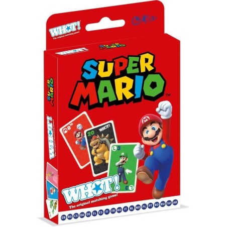 Whot! Super Mario - Jeu de cartes - WINNING MOVES - Jeu de cartes aux