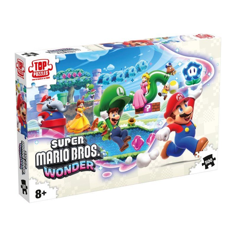 Puzzle - WINNING MOVES - Super Mario Wonder - 500 pieces - Des 8 ans
